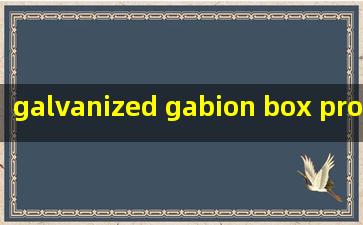  galvanized gabion box products